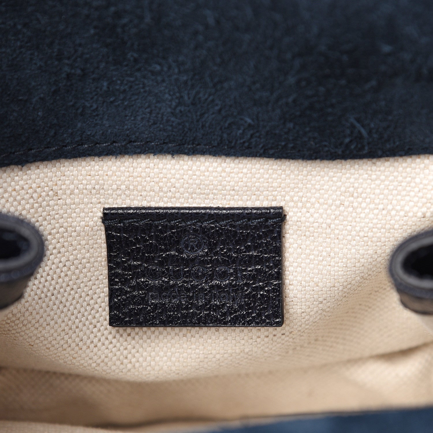 Gucci Suede Web Small Neo Vintage Double Flap Messenger Bag Blue 7 of 17