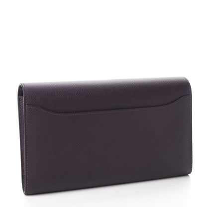 Hermes Epsom Constance Long Wallet Raisin 2 of 8