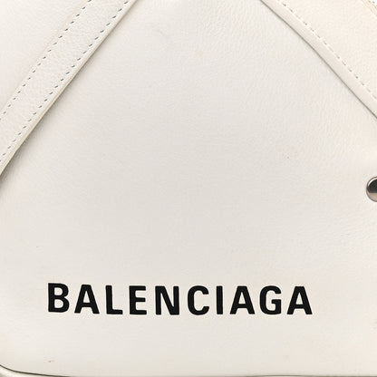 Balenciaga Calfskin S Triangle Duffle White 7 of 14