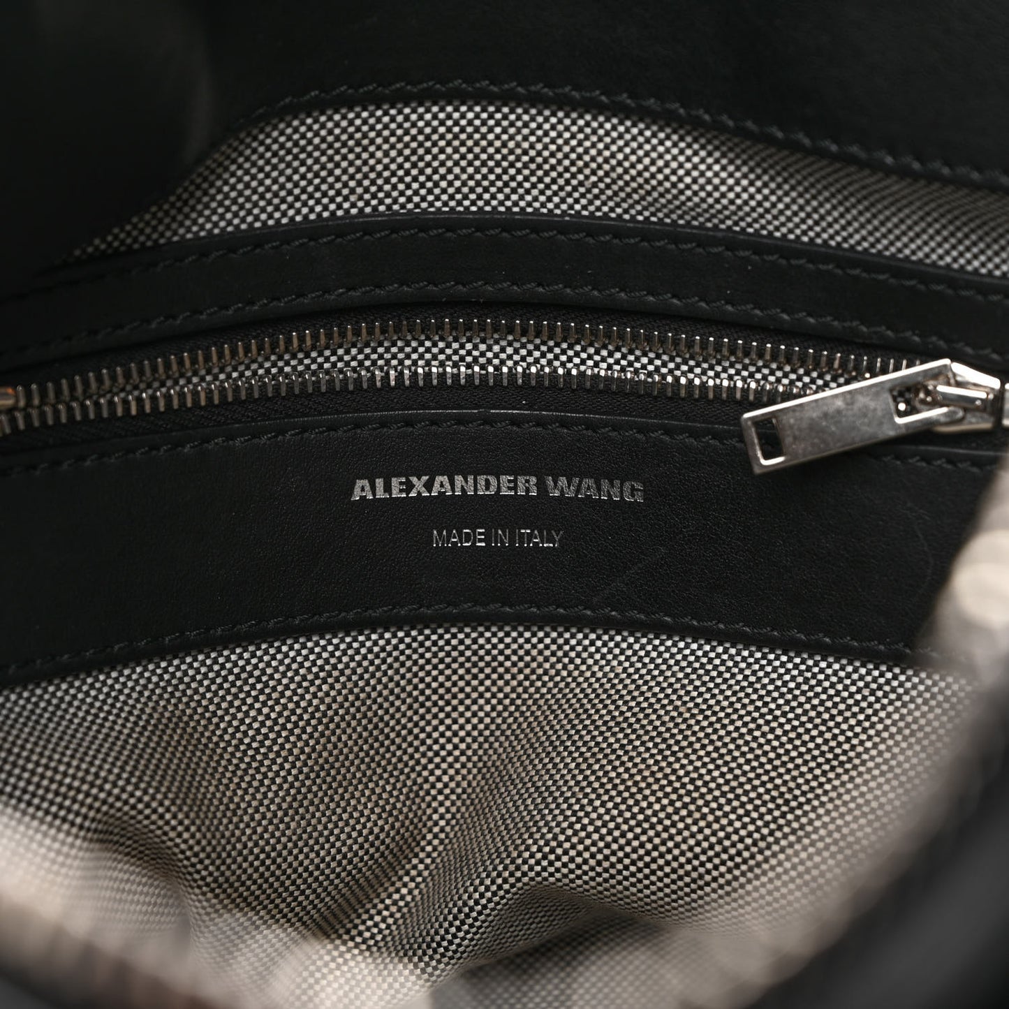 Calfskin Small Rogue Satchel Black Silver Hardware