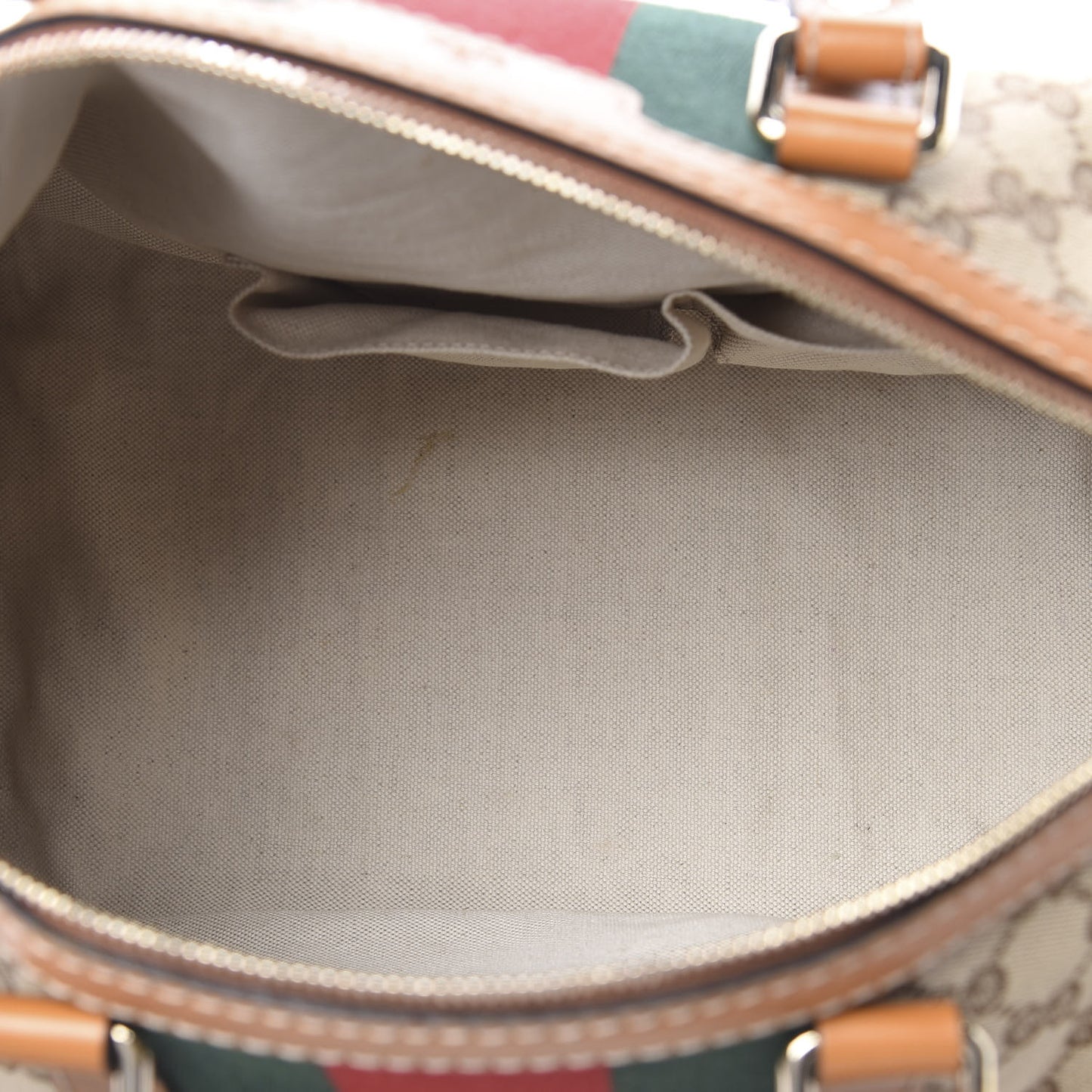 Monogram Vintage Web Medium Boston Tobacco