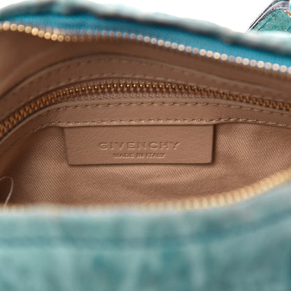 Givenchy Tumbled Sheepskin Mini Pandora Sky Blue 8 of 10