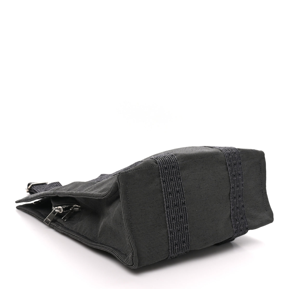 Hermes Canvas Herline Backpack Grey 3 of 8