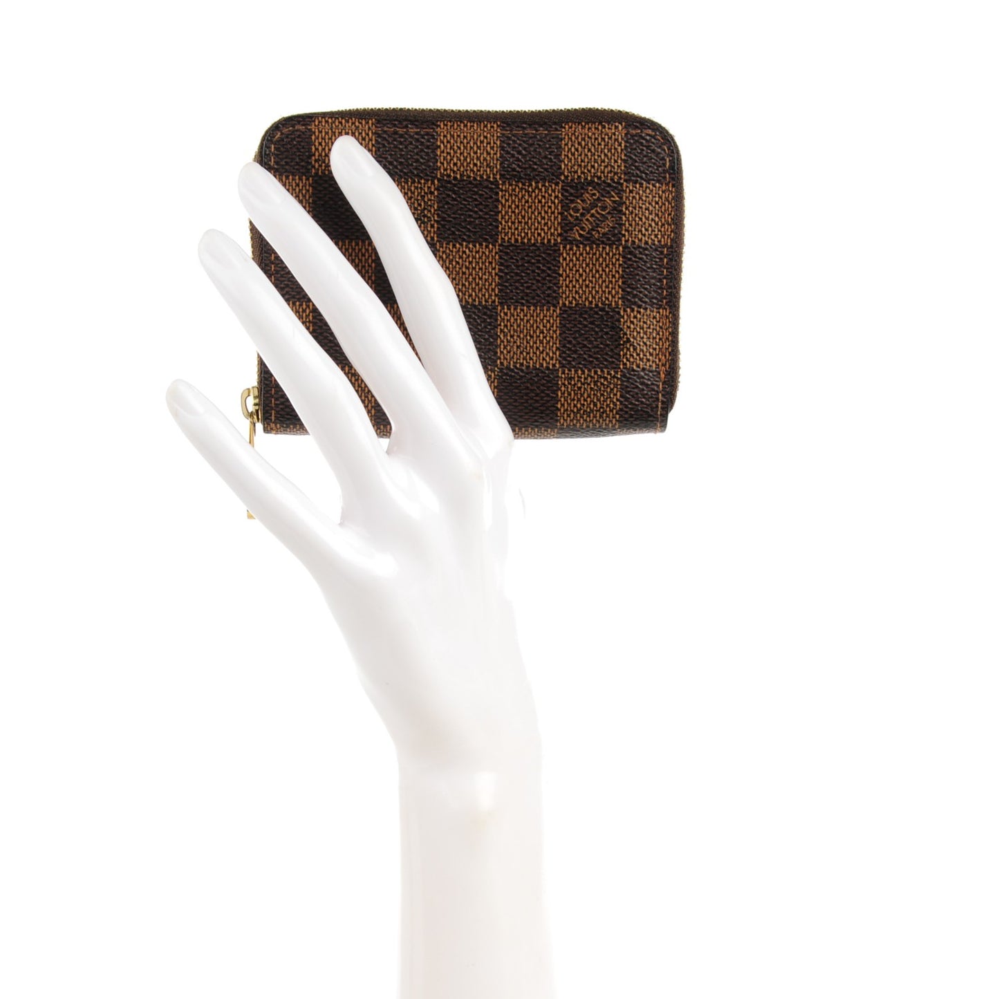 Damier Ebene Zippy Coin Purse