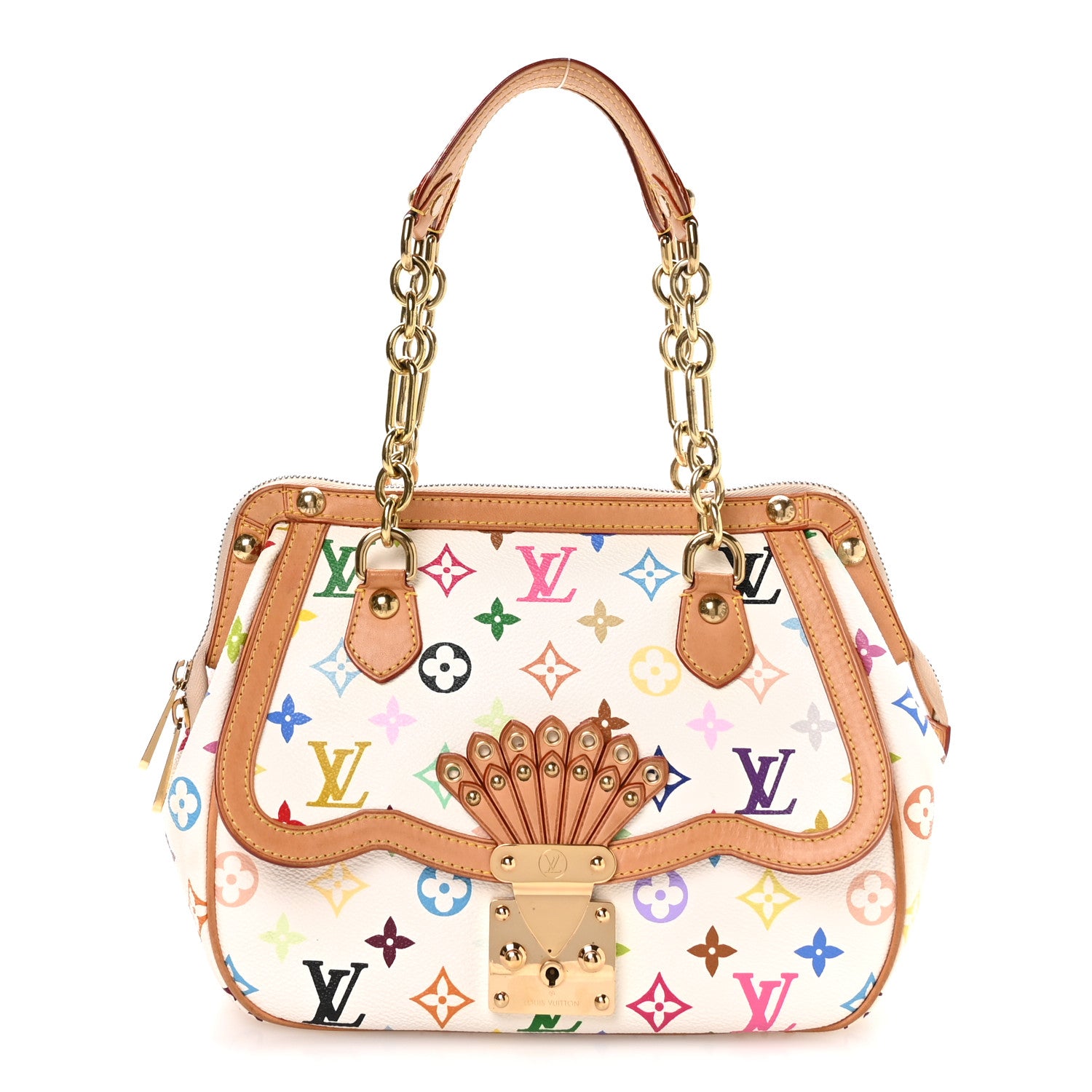 Louis Vuitton Monogram Multicolor Gracie MM White 1 of 10