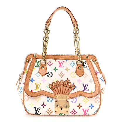 Louis Vuitton Monogram Multicolor Gracie MM White 1 of 10