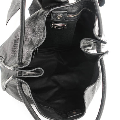 Miu Miu Vitello Bow Hobo Nero Black 5 of 7