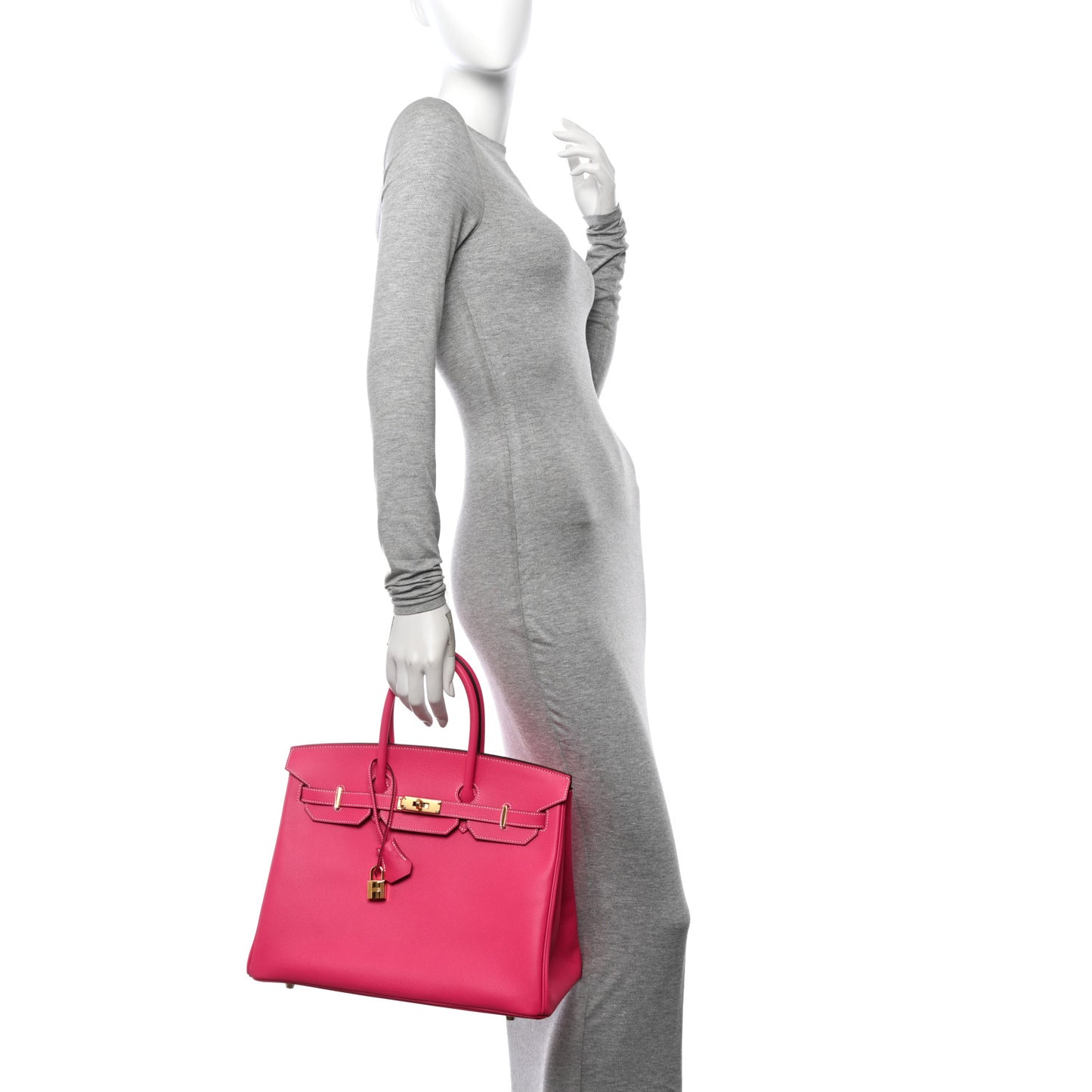 Epsom Birkin 35 Rose Tyrien