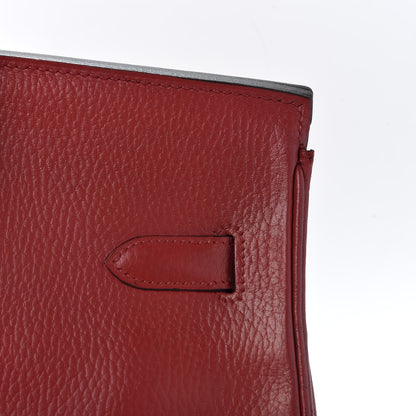 Hermes Ardennes Birkin 35 Rouge Vif 9 of 37