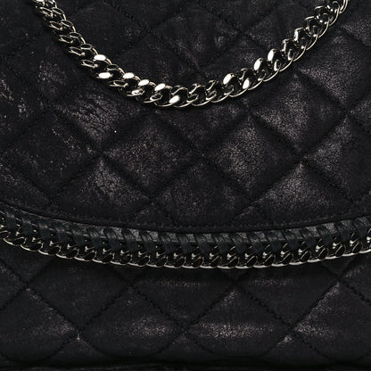 Stella McCartney Shaggy Deer Quilted Falabella Shoulder Bag Black 11 of 12