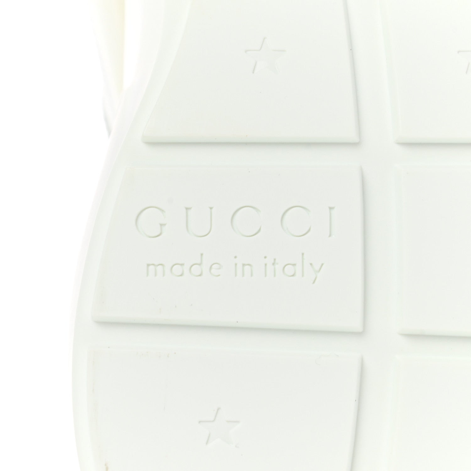 Gucci Soft Calfskin Womens Rhyton Sneakers 36 Ivory 7 of 9