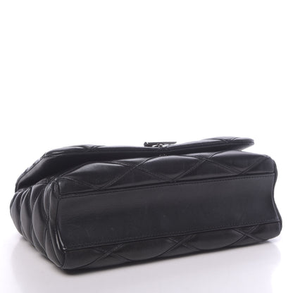 Louis Vuitton Lambskin Malletage GO-14 MM Black 4 of 12