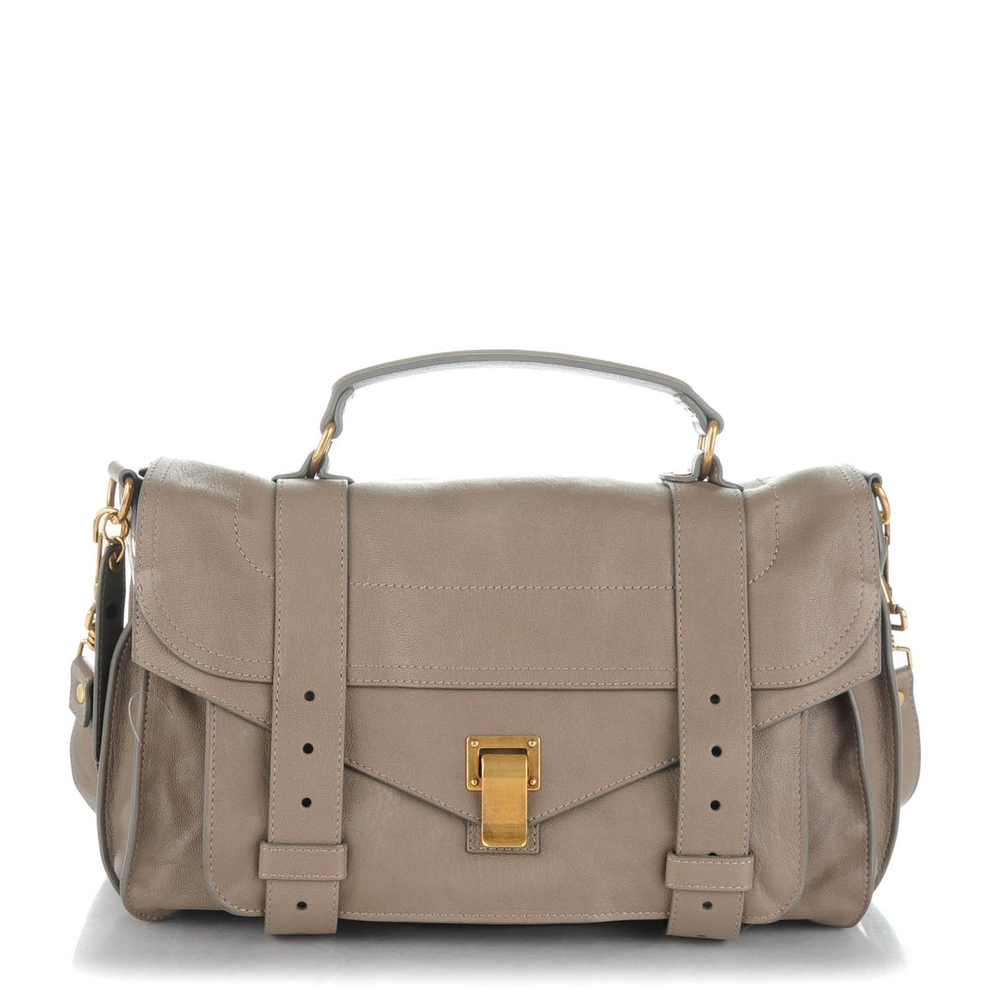 Lambskin Medium PS1 Satchel Smoke
