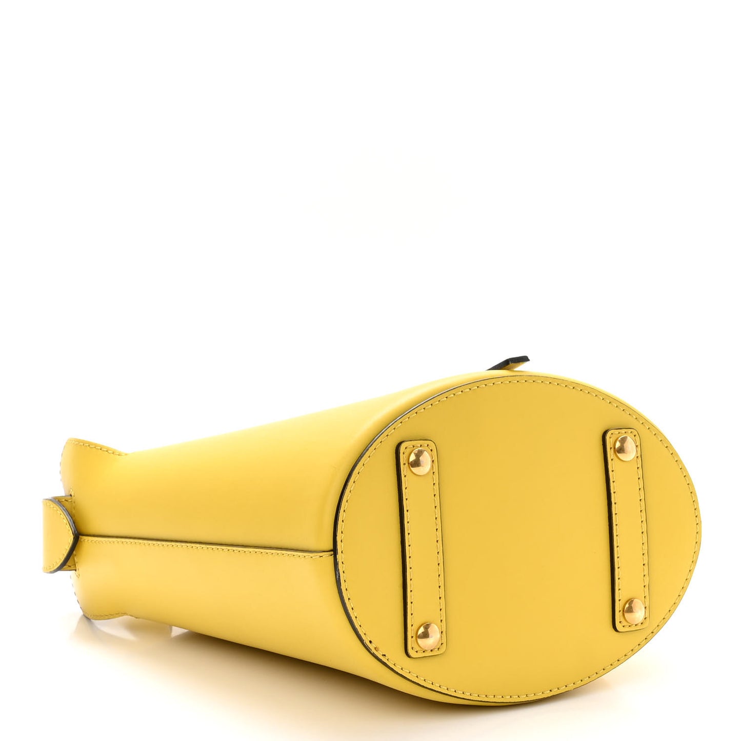 Supple Calfskin Medium Bucket Larch Yellow