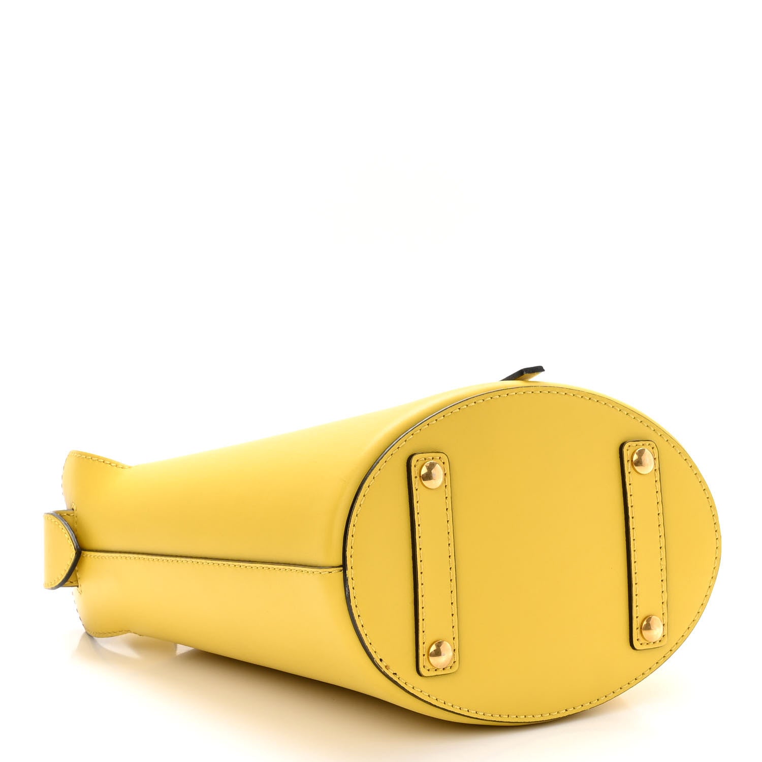 Burberry Supple Calfskin Medium Bucket Larch Yellow 5 of 10