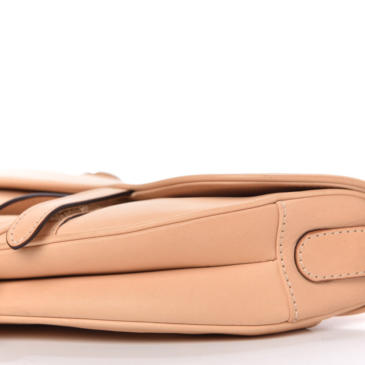 Christian Dior Calfskin Saddle Bag Beige 7 of 10