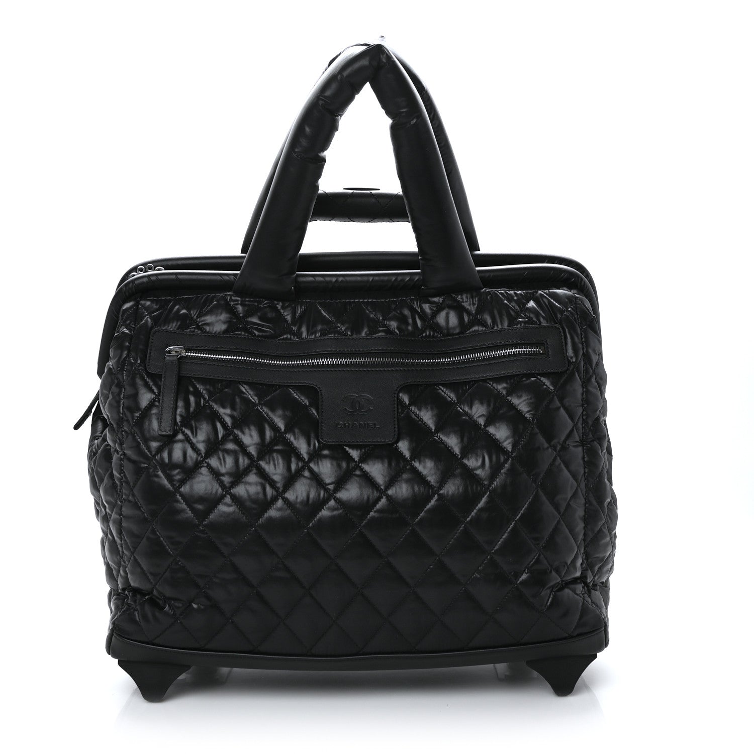 Chanel Nylon Quilted Coco Cocoon Trolley Black 1 of 10