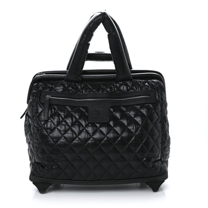 Chanel Nylon Quilted Coco Cocoon Trolley Black 1 of 10