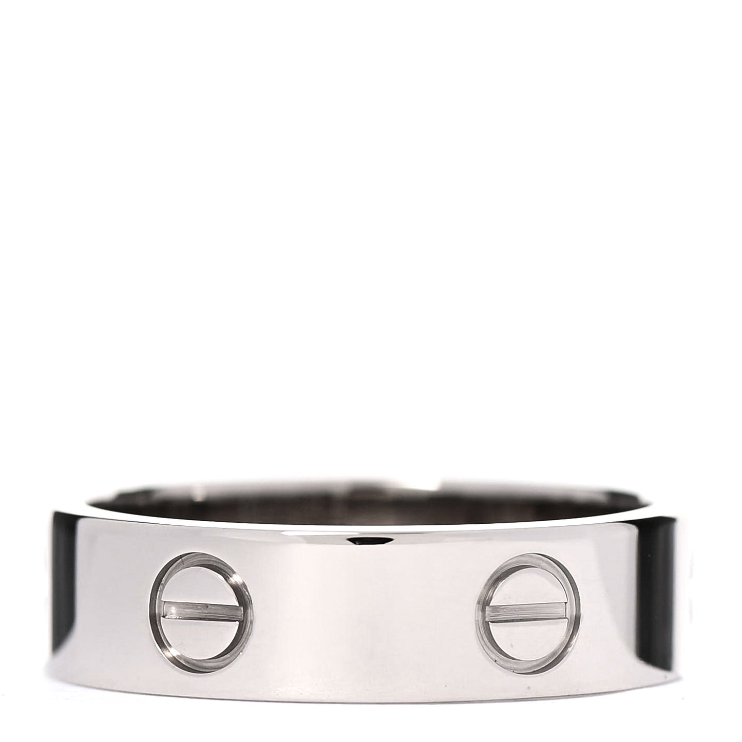 18K White Gold 6mm LOVE Ring 62 10