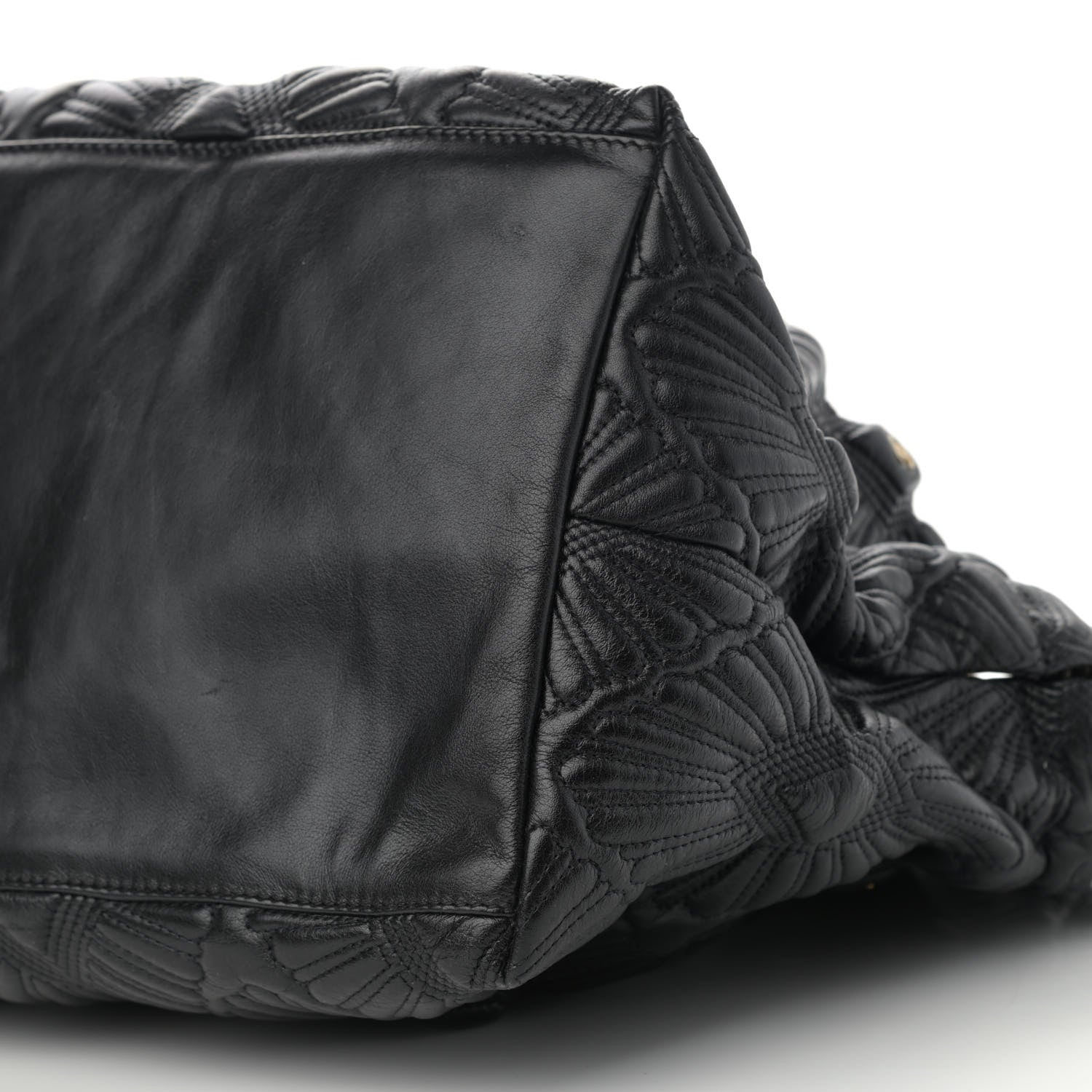 Chanel Calfskin Embroidered Ca D'Oro Tote Black 10 of 11