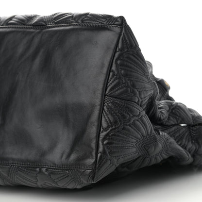 Chanel Calfskin Embroidered Ca D'Oro Tote Black 10 of 11