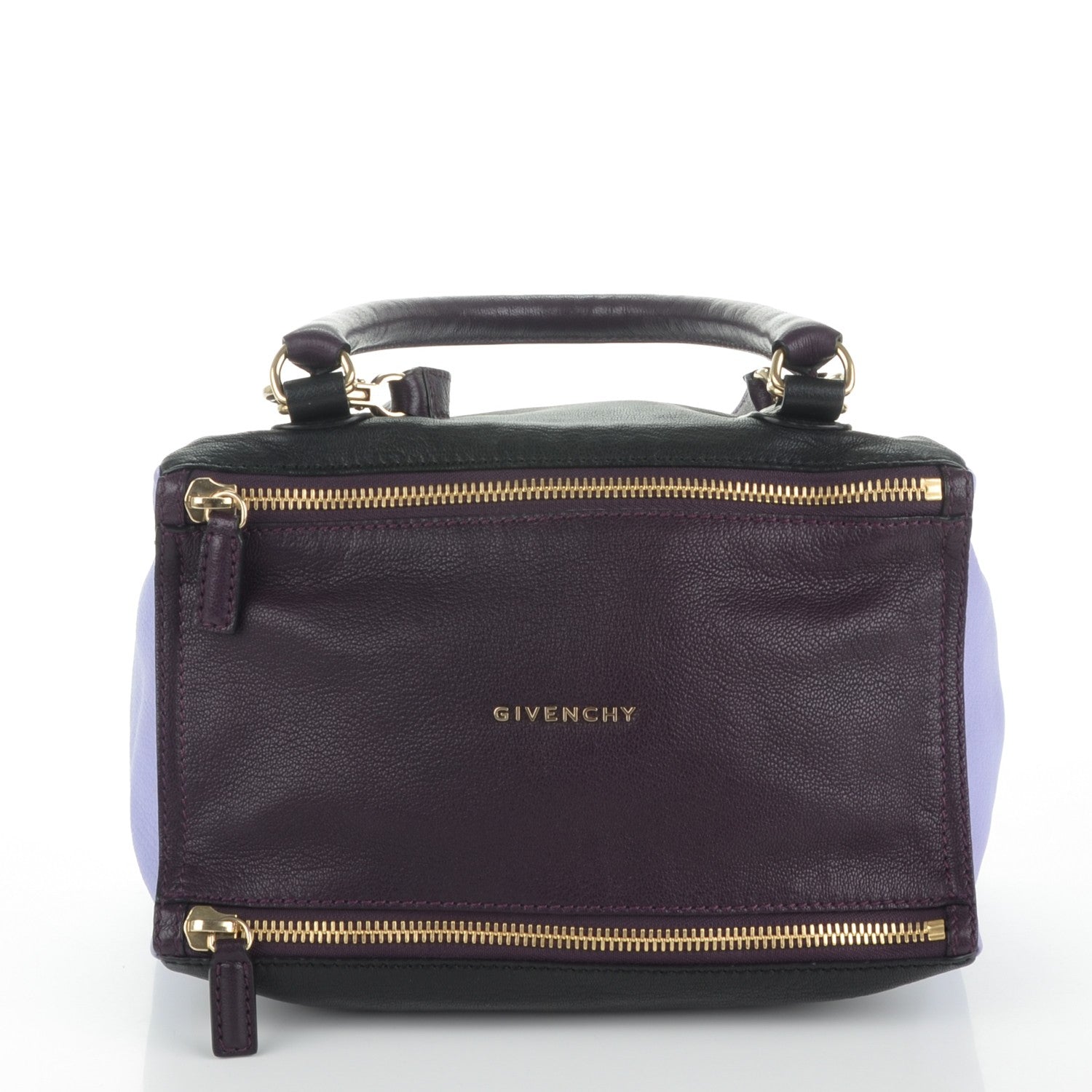 Givenchy Sugar Goatskin Small Colorblock Pandora Aubergine 5 of 8