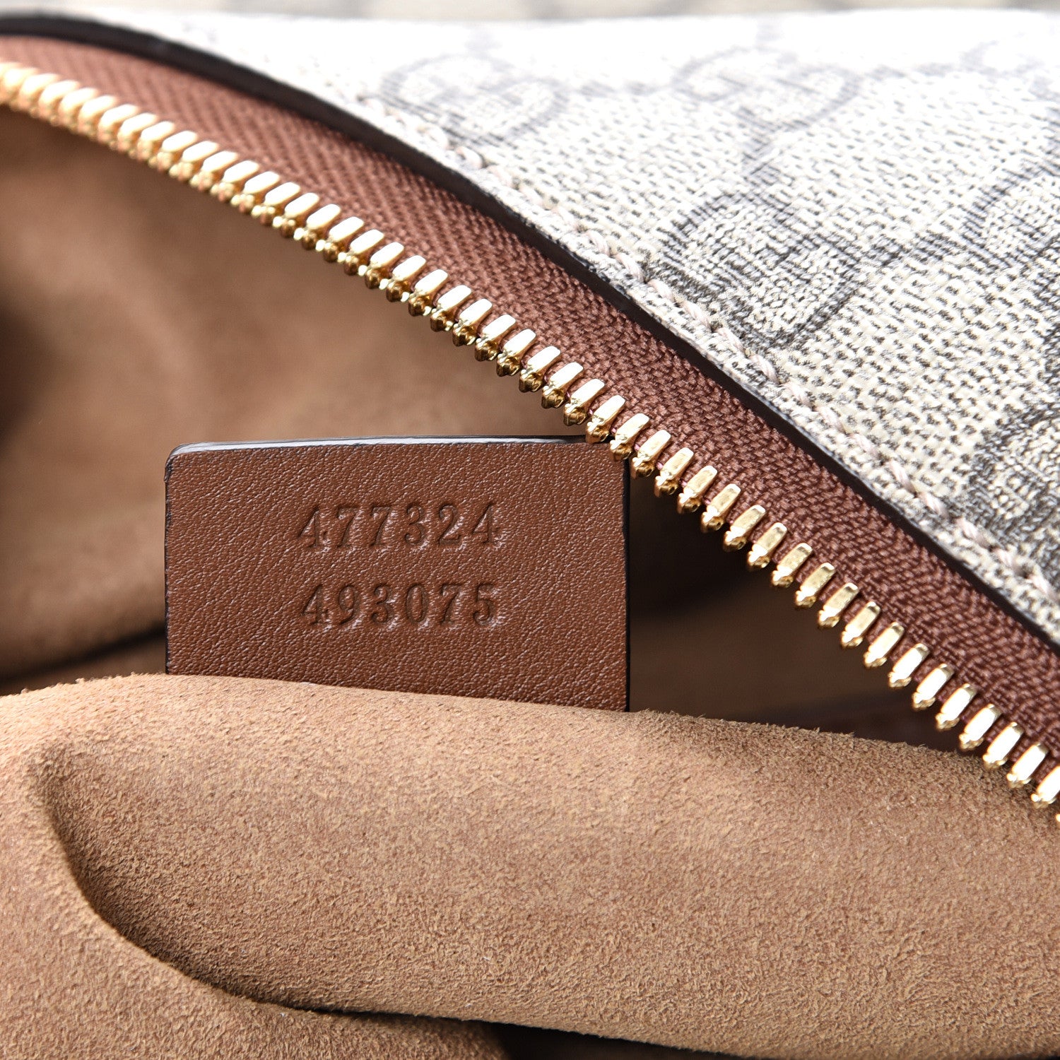 Gucci GG Supreme Monogram Large Linea A Hobo Light Brown 6 of 11