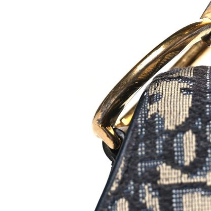 Christian Dior Oblique Saddle Bag Blue 11 of 12