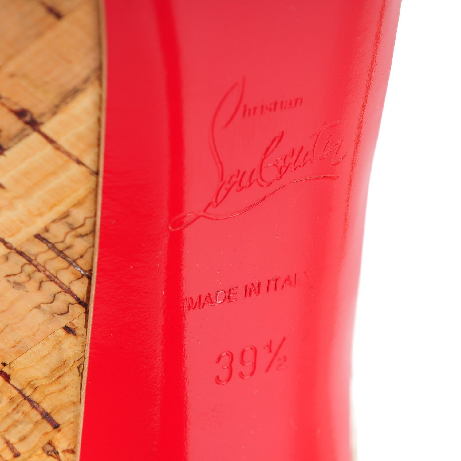 Christian Louboutin Cork Daffodile 160 Pumps 39.5 Naturale 6 of 9