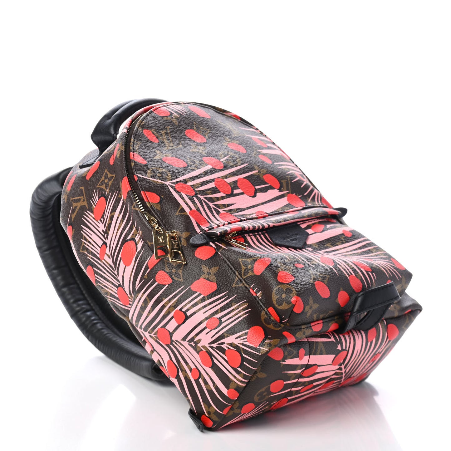 Monogram Jungle Dots Palm Springs Backpack PM Sugar Pink Poppy