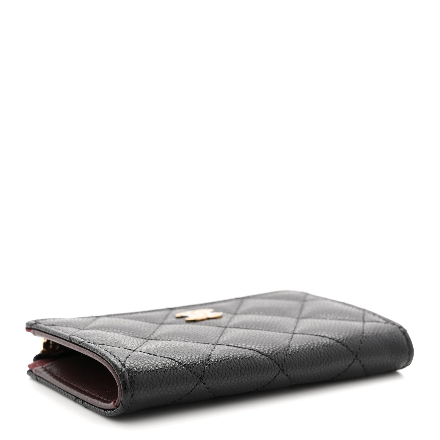 Chanel Caviar Quilted Zipped Key Holder Case Black 4 of 8