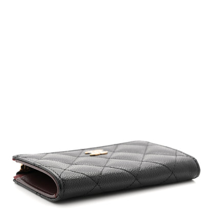 Chanel Caviar Quilted Zipped Key Holder Case Black 4 of 8