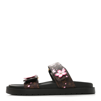 Louis Vuitton LV X TM LV Sunset Comfort Mule Sandal 38 Sakura Brown 1 of 9