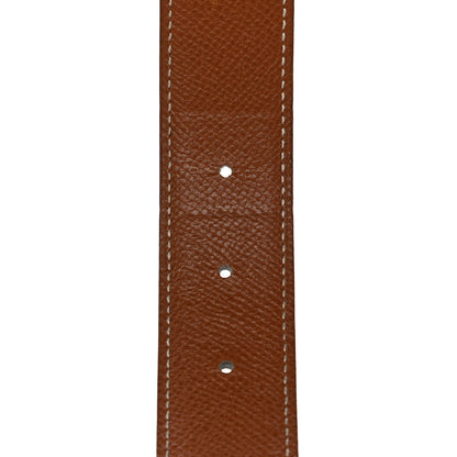 Hermes Swift Epsom 32mm H Belt 70 Black Gold 7 of 10