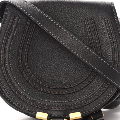 Chloe Calfskin Mini Marcie Round Crossbody Bag Black 12 of 12