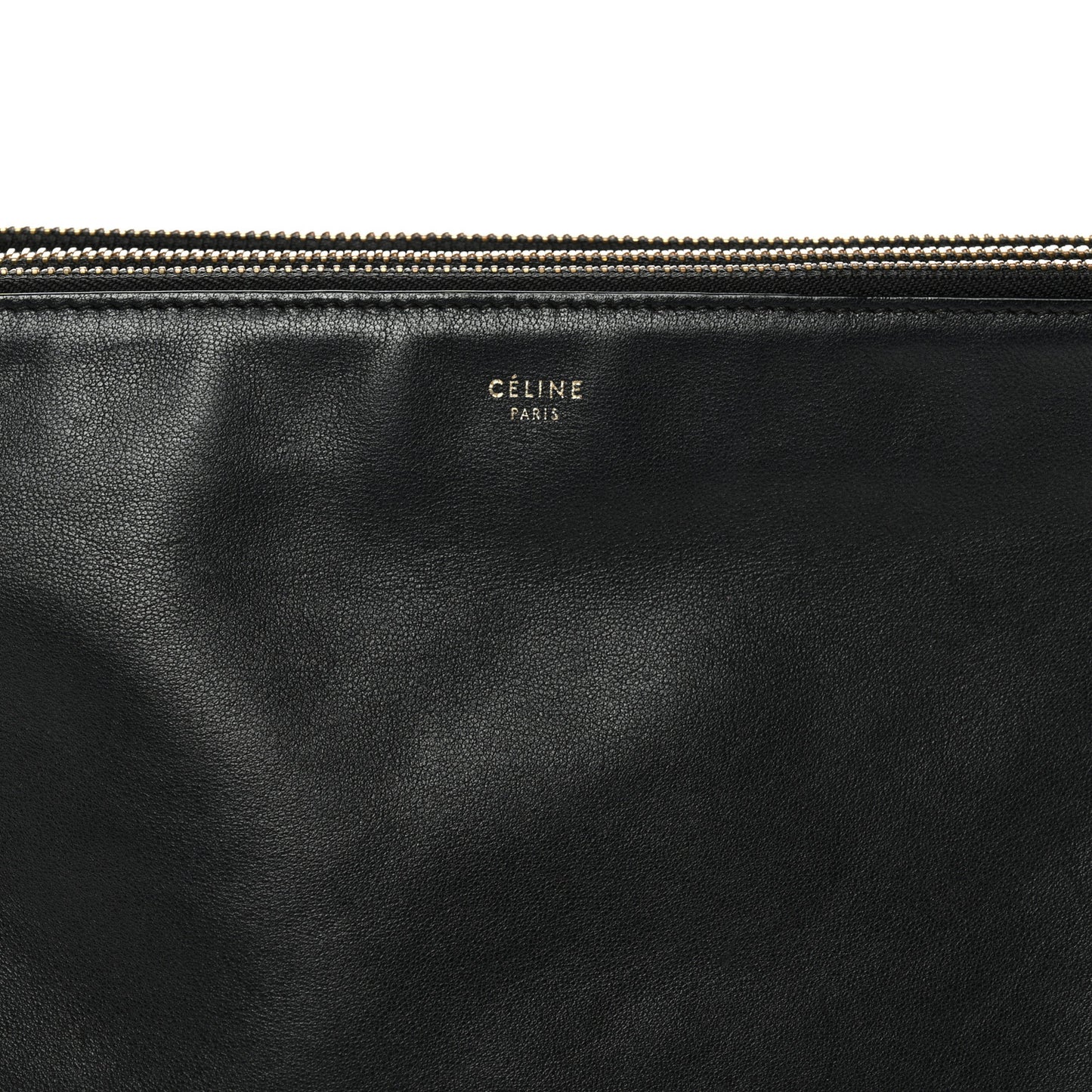 Lambskin Large Trio Crossbody Bag Black
