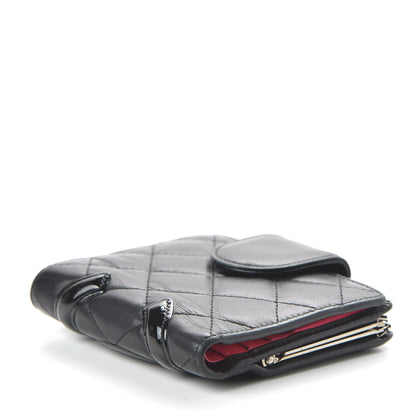 Chanel Calfskin Quilted Cambon Bi-Fold Wallet Black 4 of 11
