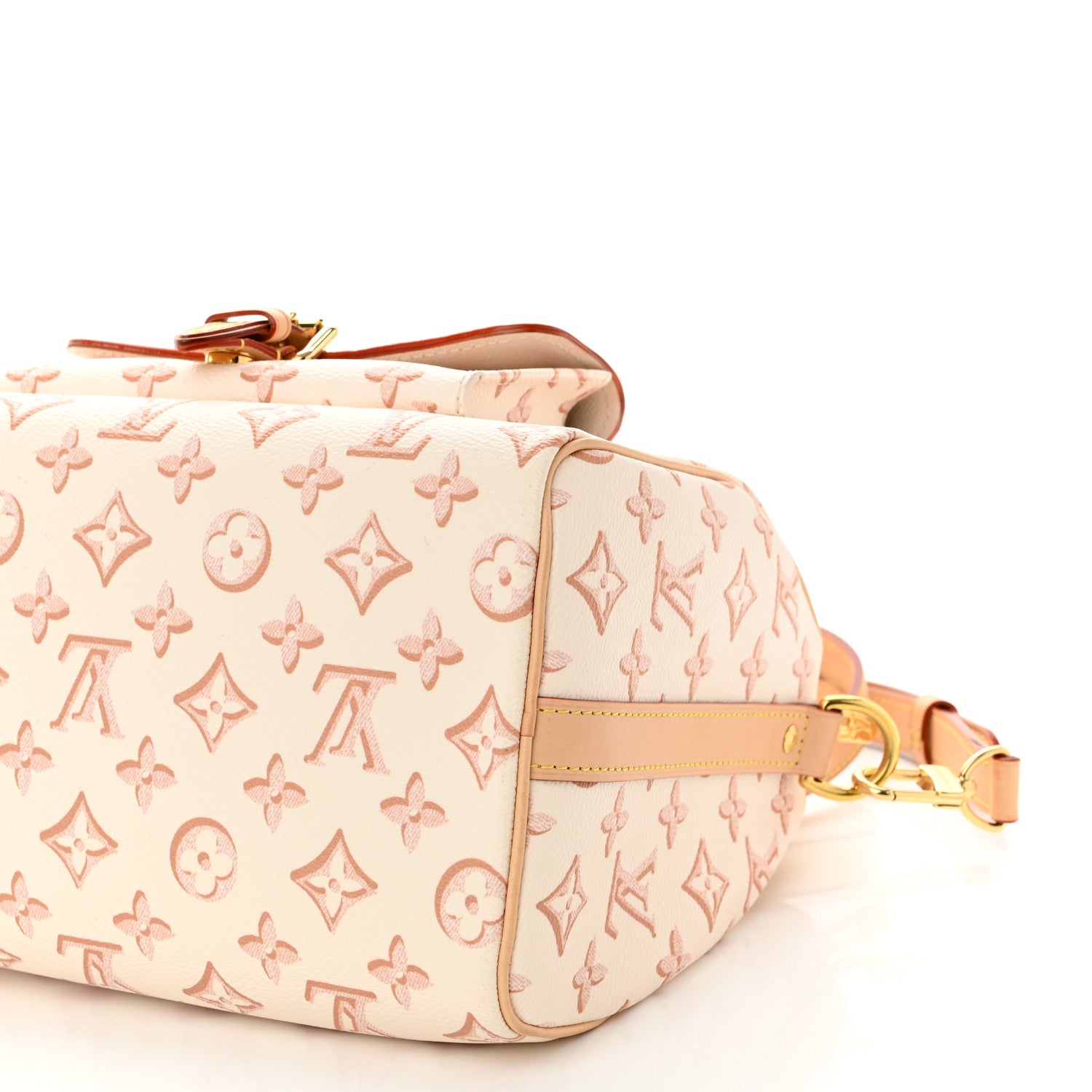 Louis Vuitton Monogram Fall for You Speedy Bandouliere 25 Beige Clair 9 of 9