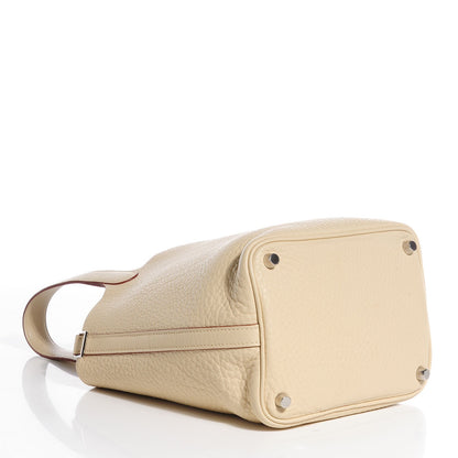 Hermes Taurillon Clemence Picotin PM Parchemin 5 of 12