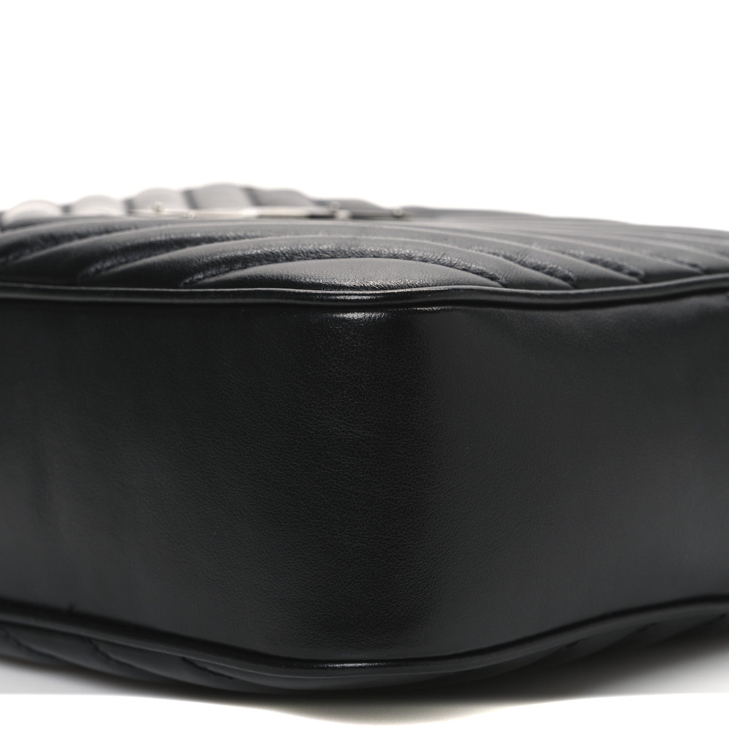 Saint Laurent Calfskin Matelasse Monogram Lou Camera Bag Black 10 of 11