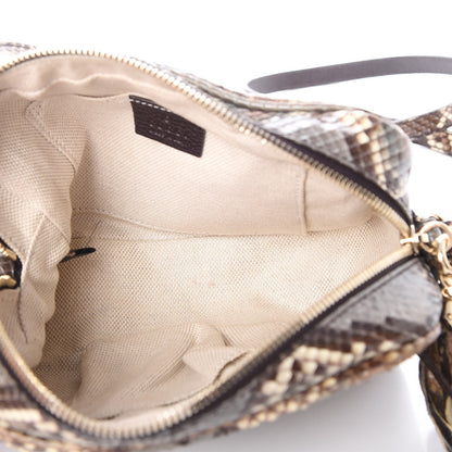 Gucci Python Small Soho Disco Bag Natural 5 of 15