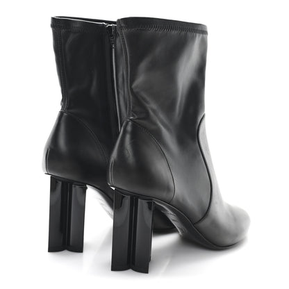 Louis Vuitton Calfskin Uniformes Silhouette Ankle Boots 38.5 Black 5 of 8
