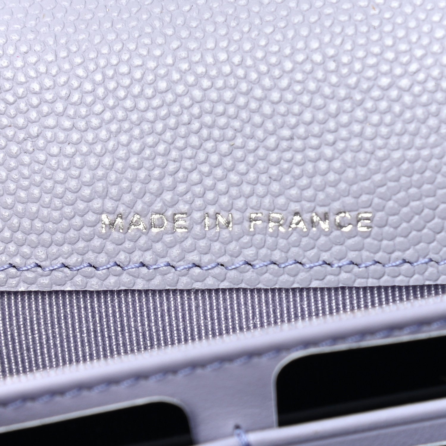 Chanel Caviar Quilted Large Flap Wallet Light Purple 6 of 8