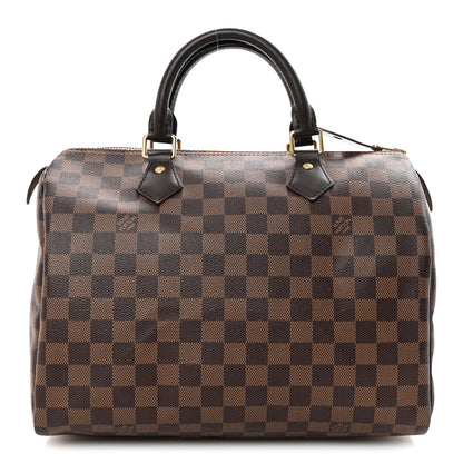 Louis Vuitton Damier Ebene Speedy 30 1 of 9