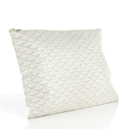 Goyard Goyardine Senat Pochette GM White 3 of 7