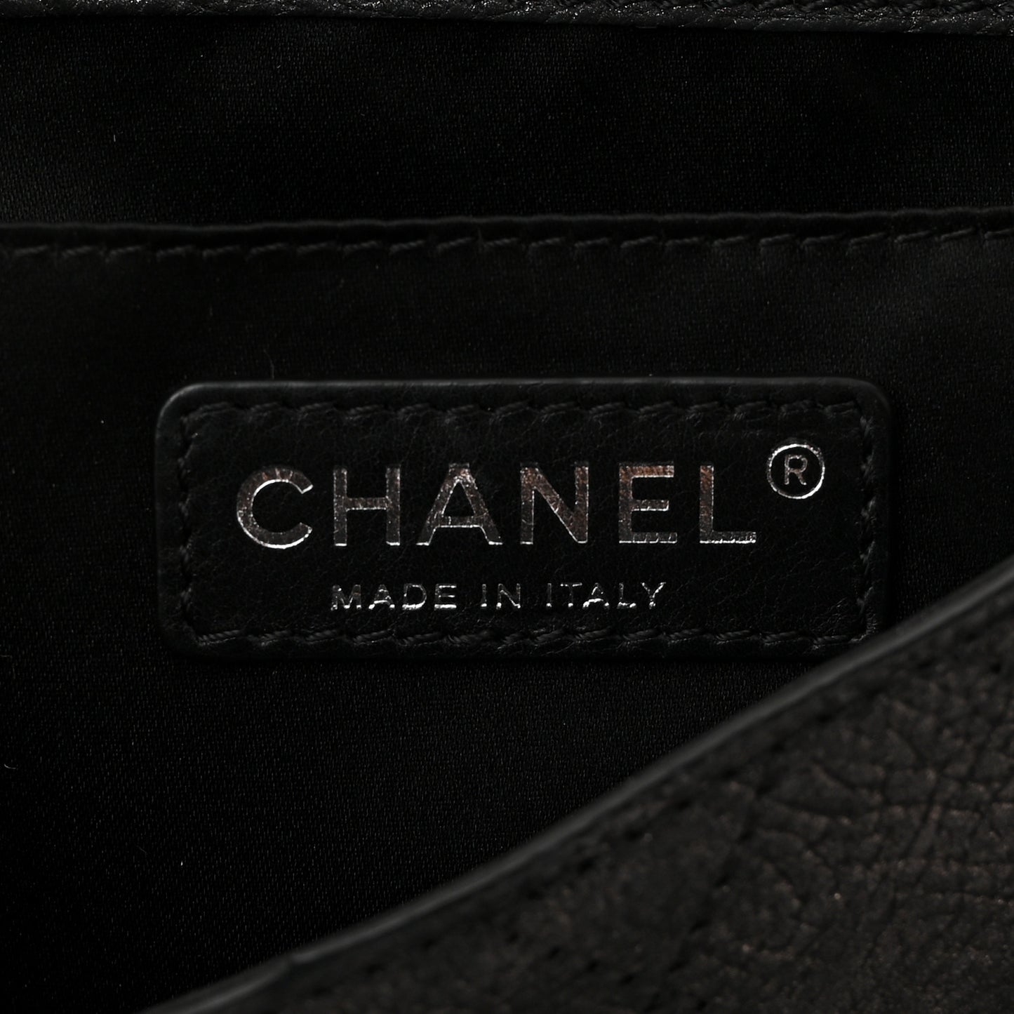 Calfskin Coco Twin Large Flap Black