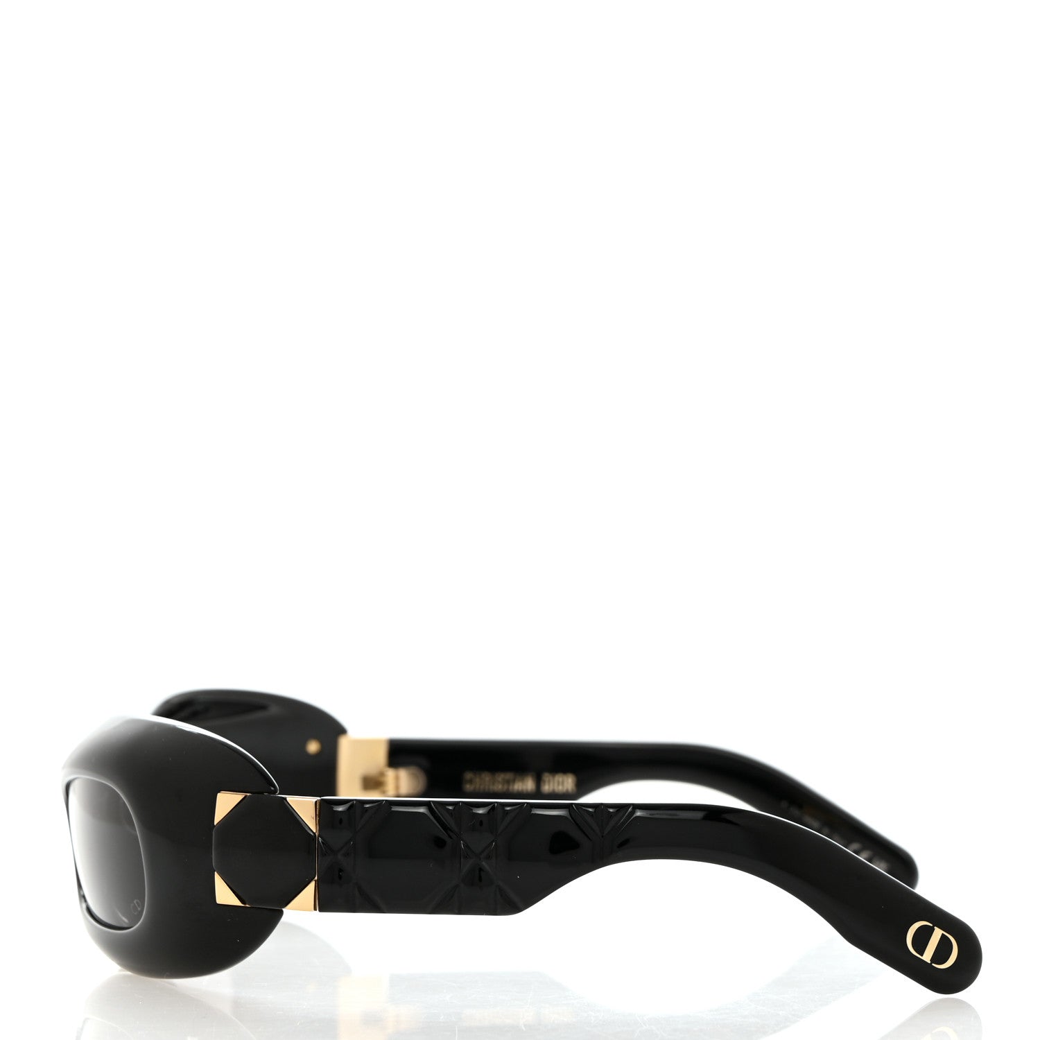Christian Dior Lady 95.22 Round Sunglasses Black 3 of 9