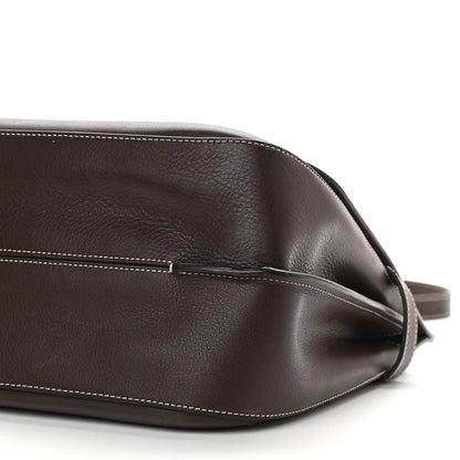 Mulberry Natural Grain Leather Amberley Satchel Chocolate 8 of 8