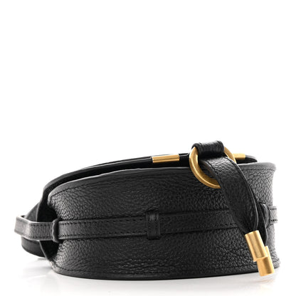 Chloe Calfskin Nano Marcie Saddle Bag Black 4 of 11