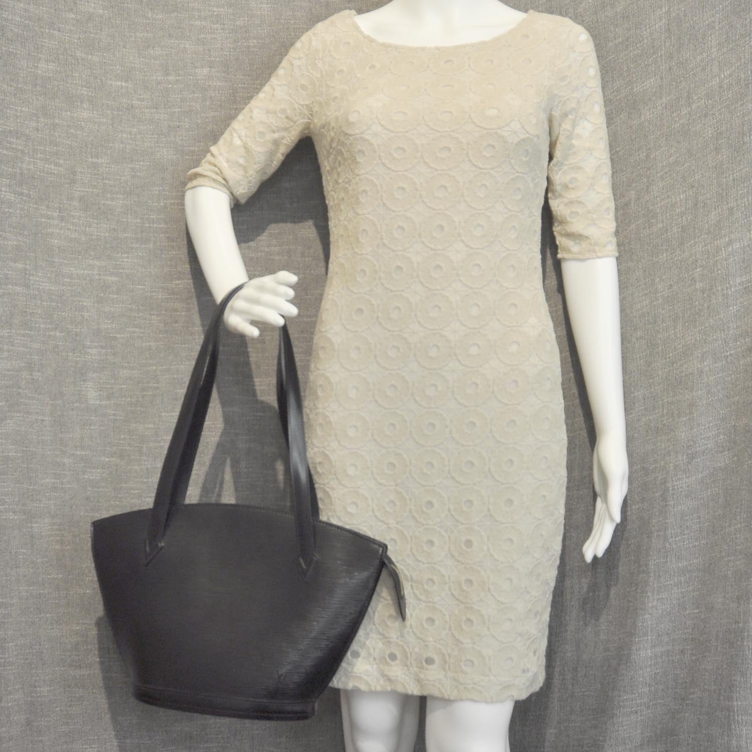 Louis Vuitton Epi Saint Jacques PM Long Straps Black 2 of 7